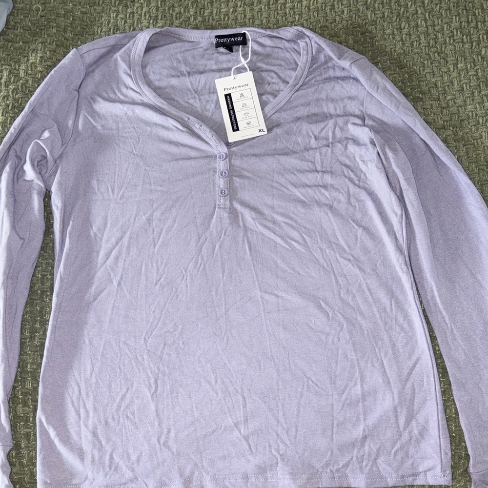 Purple Long Sleeve Shirt